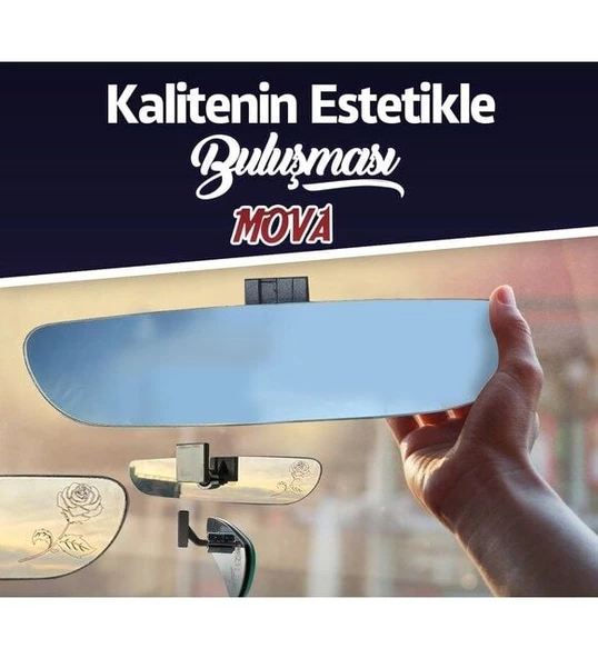 Motaysan Araç içi dikiz ayna mova krom 2 kollu R1800 - 3