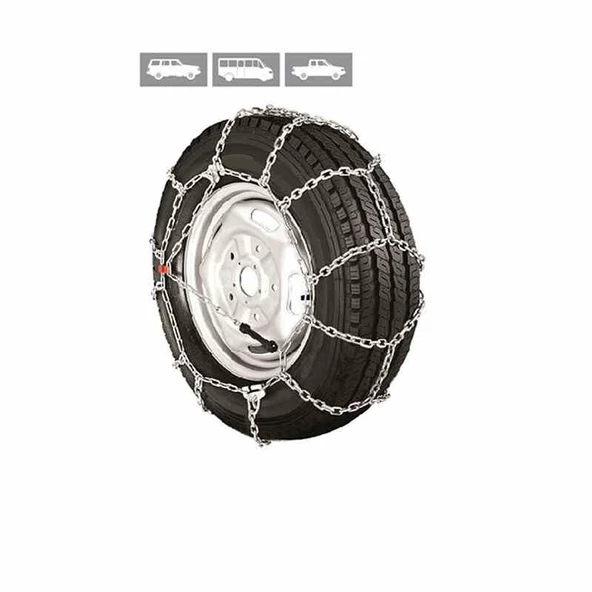 205-14 Ebatlarına Uyumlu 4x4 Karmatik Kar Patinaj Zinciri Space - Resim 4