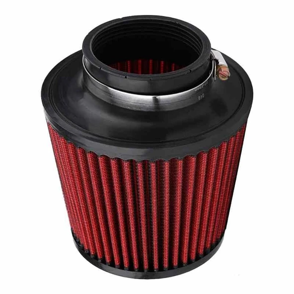 KN Spor Hava Filtresi 7,60cm kırmızı küçük boy/ DAHI74 - 2