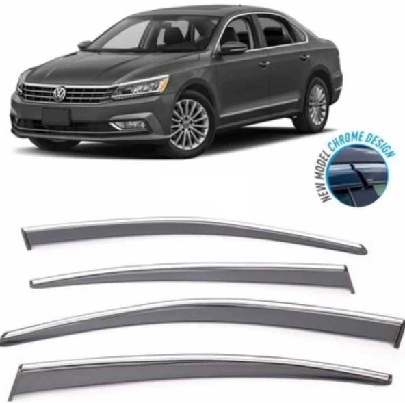 Vw Passat B8 Kromlu Cam Rüzgarlığı 2015-2019 arası Sunplex