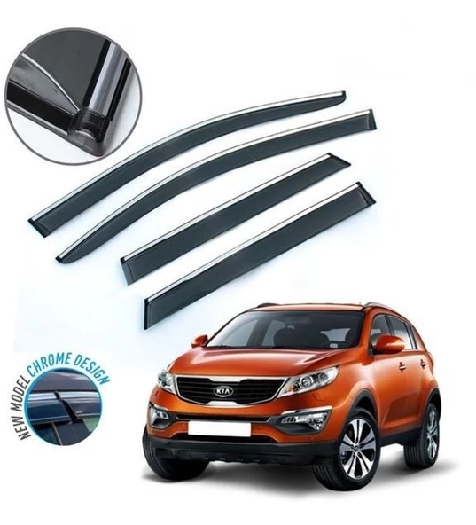 Kia Sportage Kromlu Cam Rüzgarlığı 2016-2021 arası Sunplex