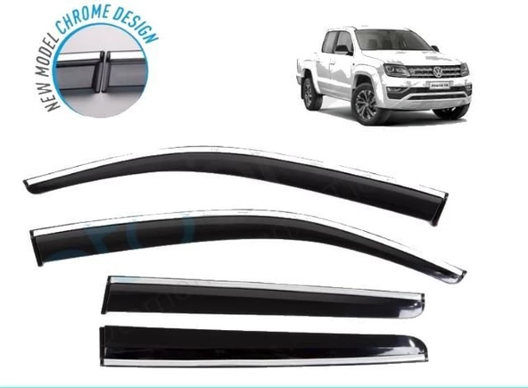 Vw Amarok Kromlu Cam Rüzgarlığı 2012-2021 arası Sunplex