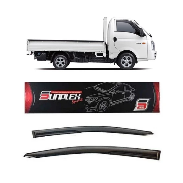 Hyundai H100 kamyonet Mugen Cam Rüzgarlığı 2004 sonrası 2'li Sunplex ürün görseli