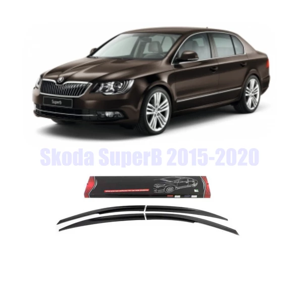 Skoda SuperB Mugen Cam Rüzgarlığı 2015-2020 arası 4'lü Sunplex