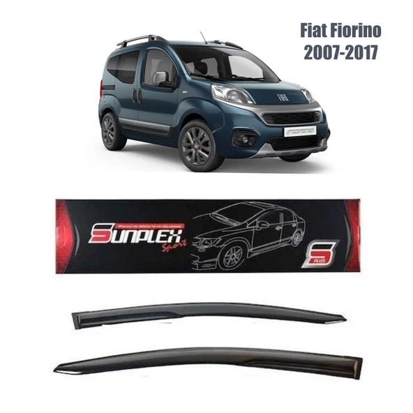 Fiat Fiorino Mugen Cam Rüzgarlığı 2007-2017 arası 2'li  Sunplex