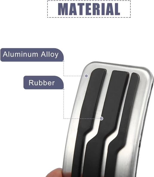 Ford Focus otomatik pedal seti geçmeli tip 2011-2018 arası modeller - 5