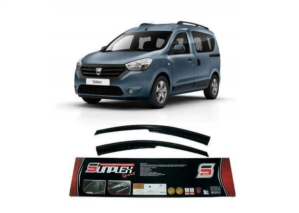 Dacia Dokker Mugen Cam Rüzgarlığı 2013 sonrası 2'li Sunplex - 1