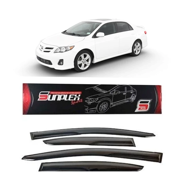 Toyota Corolla Mugen Cam Rüzgarlığı 2013-2018 arası 4'lü Sunplex ürün görseli