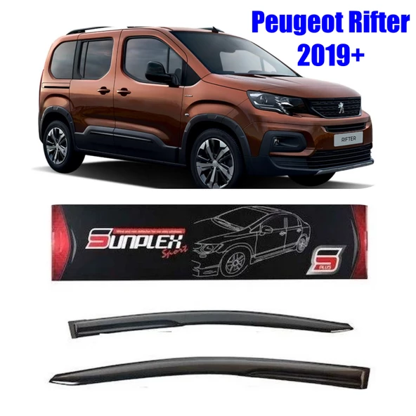 Peugeot Rifter Mugen Cam Rüzgarlığı 2019 sonrası 2'li Sunplex