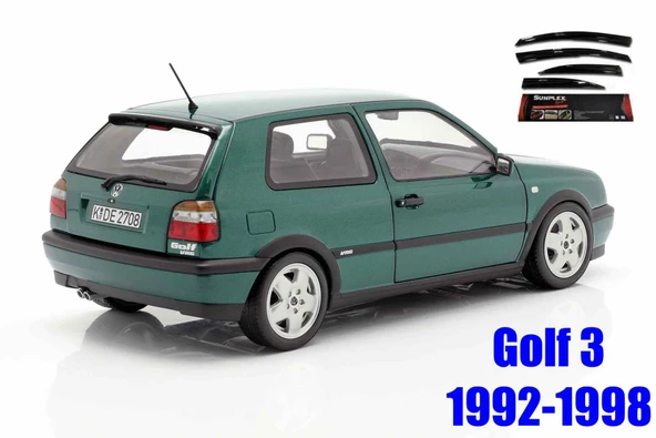 Vw Golf 3 Mugen Cam Rüzgarlığı 1992-1998 arası 4'lü Sunplex - 1