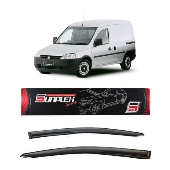 Opel Combo Mugen Cam Rüzgarlığı 2001-2012 arası 2'li Sunplex ürün görseli 1