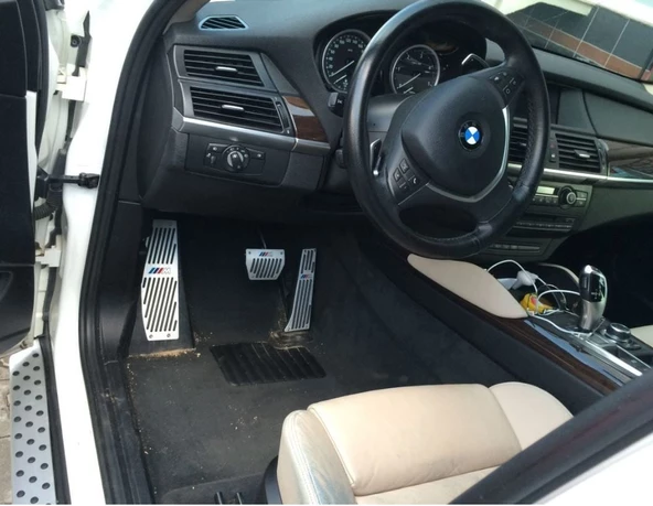 Bmw 5 serisi e60 otomatik pedal seti m logolu 2003-2009 arası - 2