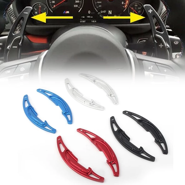 Bmw F80 M3 Direksiyon F1 Vites Kulakçığı Paddle Shift Siyah - 6