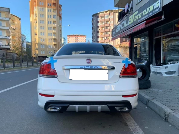 Fiat Linea uyumlu üniversal difüzör Gri tüm modeller