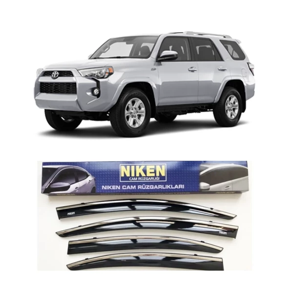 Toyota 4Runner Kromlu Cam Rüzgarlığı Niken 2014+ sonrası modeller - 1