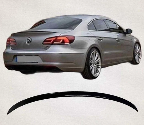 Vw Passat cc boyalı spoiler (Pianoblack) 2009-2017 arası - Resim 3