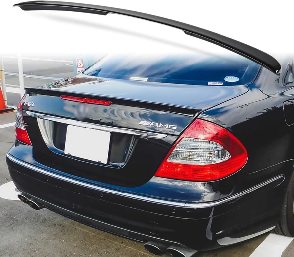 Mercedes w211 boyalı (Pianoblack) spoiler 2002-2009 arası