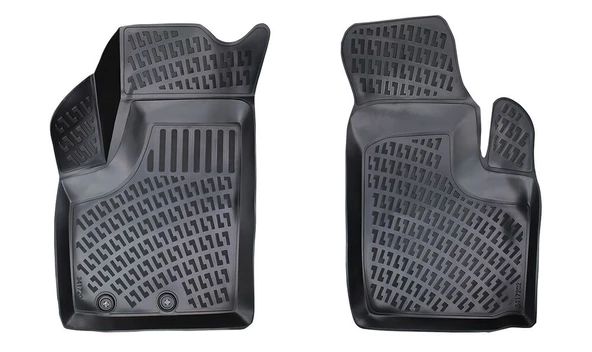 Fiat Doblo 1 Panelvan (2 parça) 3D Paspas Siyah 2000-2009 arası Rizline