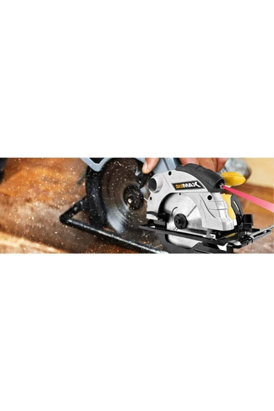 Silmax Lazerli Daire Sunta Kesme Daire Testere Makinesi 2600w 45' Açılı Kesim 2 Yıl Garanti - 2