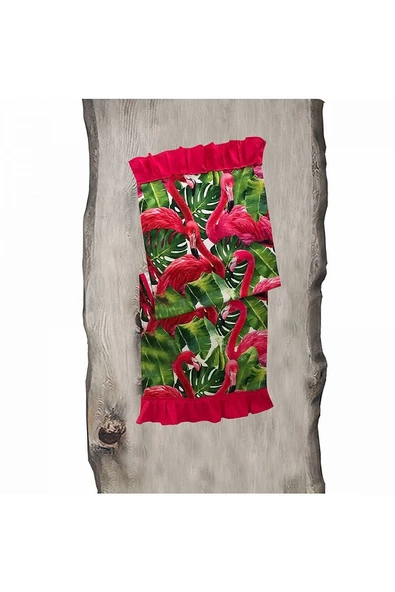 Zara Flamingo Fuşya Fırfırlı Ranır - Runner