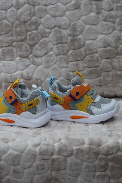 Vicco 346.B24Y.127 Bridy Gri Anatomik Hafif Rahat Erkek Çocuk Ayakkabı - Resim 3