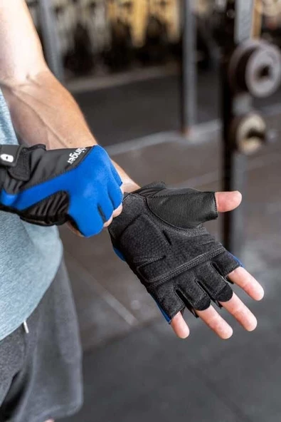 Harbinger Training Grip 2.0 Unisex Mavi Ağırlık Eldiveni - 12