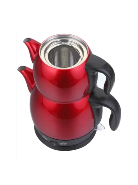 King P315R Lea Kırmızı Çay Makinası 1850/2200 W - 3