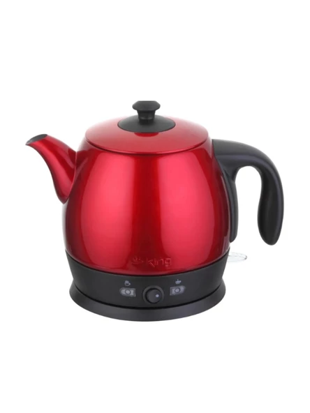 King P315R Lea Kırmızı Çay Makinası 1850/2200 W - 2