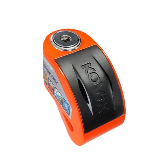KOVIX KT6/CB-FO 6MM ALARMLI DİSK KİLİT TURUNCU