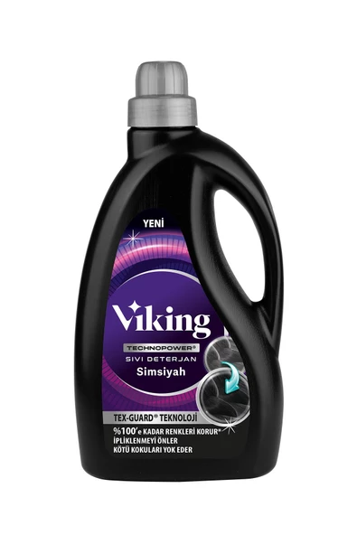 Viking TECHNOPOWER Sıvı Çamaşır Deterjanı Simsiyah 2.7 lt 1 Adet