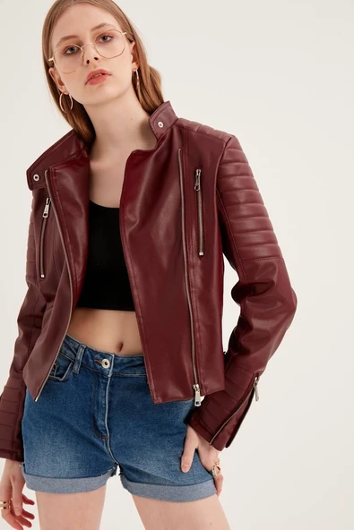Bayan Yeni model Deri Ceket 331991 - 2