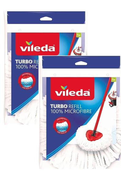 Vileda EasyWring Clean Turbo Paspas Yedek x 2 Adet