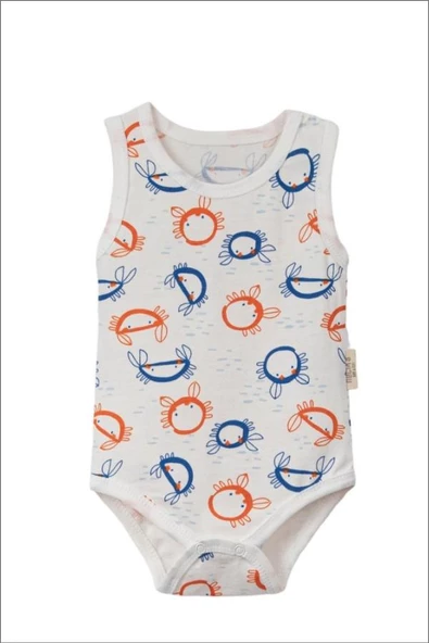 Necix's Elista Erkek Bebek Kolsuz 3'lü Body - 4