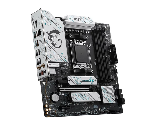MSI B650M GAMING PLUS WIFI DDR5 7200MHZ(OC) HDMI DP M.2 MATX AM5 - 9