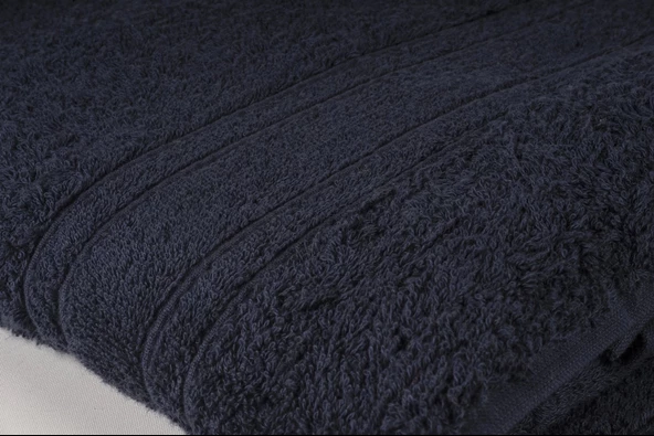 Soft Banyo Havlusu Lacivert 100x180 Cm - 2