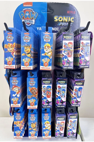 Paw Patrol Sonic Yara Bandı 120'li Stand