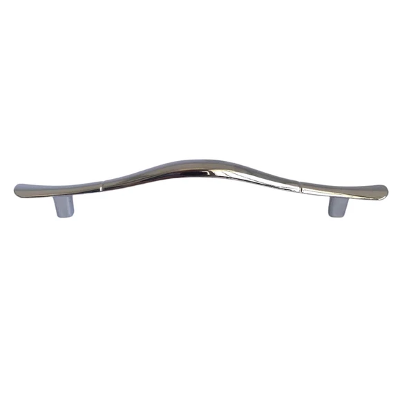 Ördek kulp Krom 128 mm Kulp Mobilya Mutfak Dolabı Çekmece Dolap Kapak Kulpu Kulbu Metal Kulp(8 Adet) - Resim 4