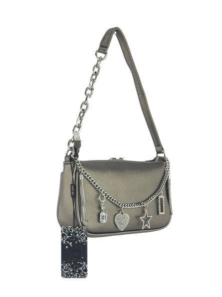 Kriste Bell Çapraz Askılı Kadın Çanta Pewter 26474 - Resim 2