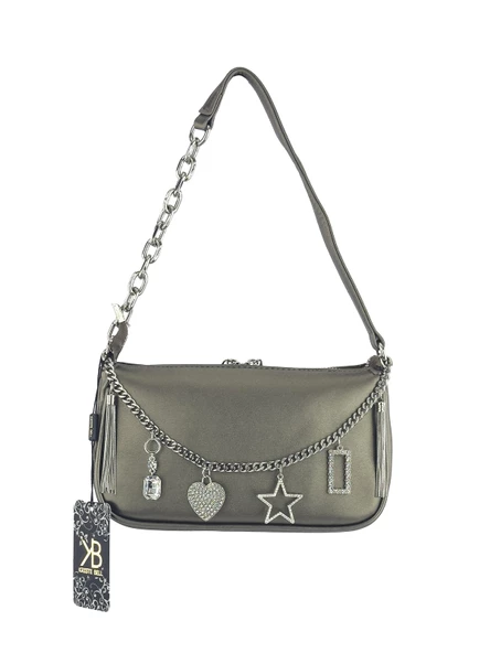 Kriste Bell Çapraz Askılı Kadın Çanta Pewter 26474 ürün görseli 1
