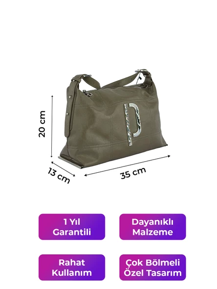 Kriste Bell Çapraz Askılı Kadın Çanta Taupe 26552 - 2