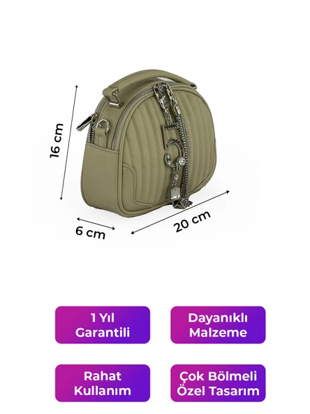 Kriste Bell Kadın Çanta Bej 26427 - 2