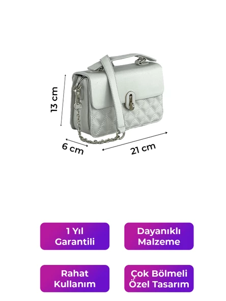 Kriste Bell Kadın Çanta Bej 26415 - 2