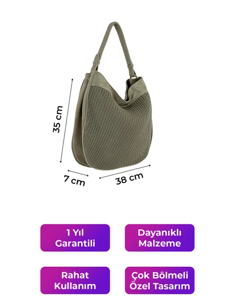 Kriste Bell Kadın Çanta Bej 26420 - 2