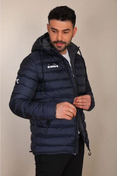 Diadora Asos  - Erkek Lacivert Şişme Mont - AsosLacivert - 3