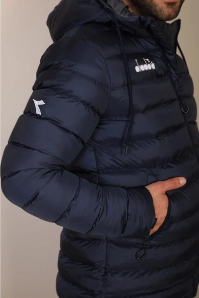 Diadora Asos  - Erkek Lacivert Şişme Mont - AsosLacivert - 5