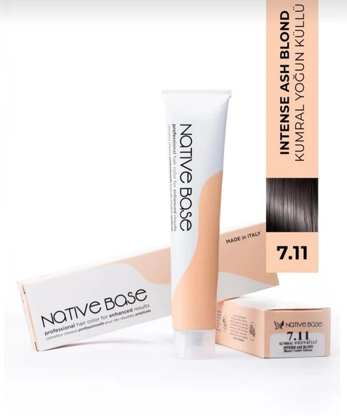 Saç Boyası 7.11 Kumral Yoğun Küllü 100 ml ürün görseli 1