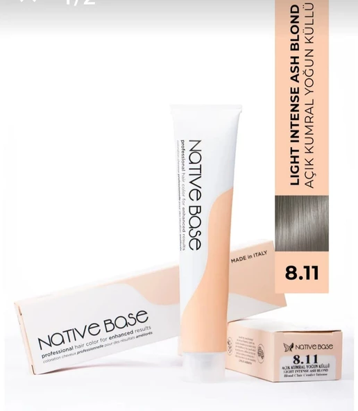 Saç Boyası 8.11 Açık Kumral Yoğun Küllü 100 ml ürün görseli 1