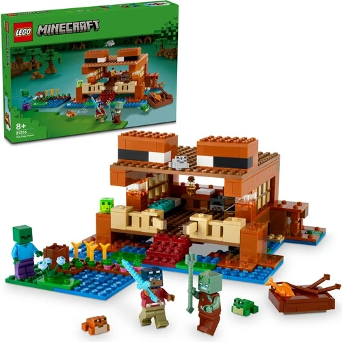 LEGO Minecraft 21256 Kurbağa Evi (400 Parça)