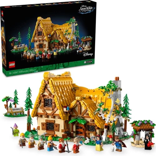 LEGO Dısney 43242 Pamuk Prenses ve Yedi Cücelerin Evi (2228 Parça) ürün görseli 1