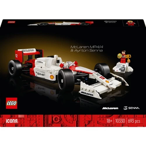 LEGO Icons 10330 McLaren MP4/4 ve Ayrton Senna (693 Parça) - 10